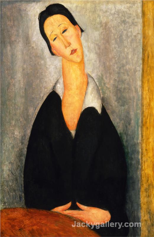 Portrait of a Polish Woman by Amedeo Modigliani paintings reproduction